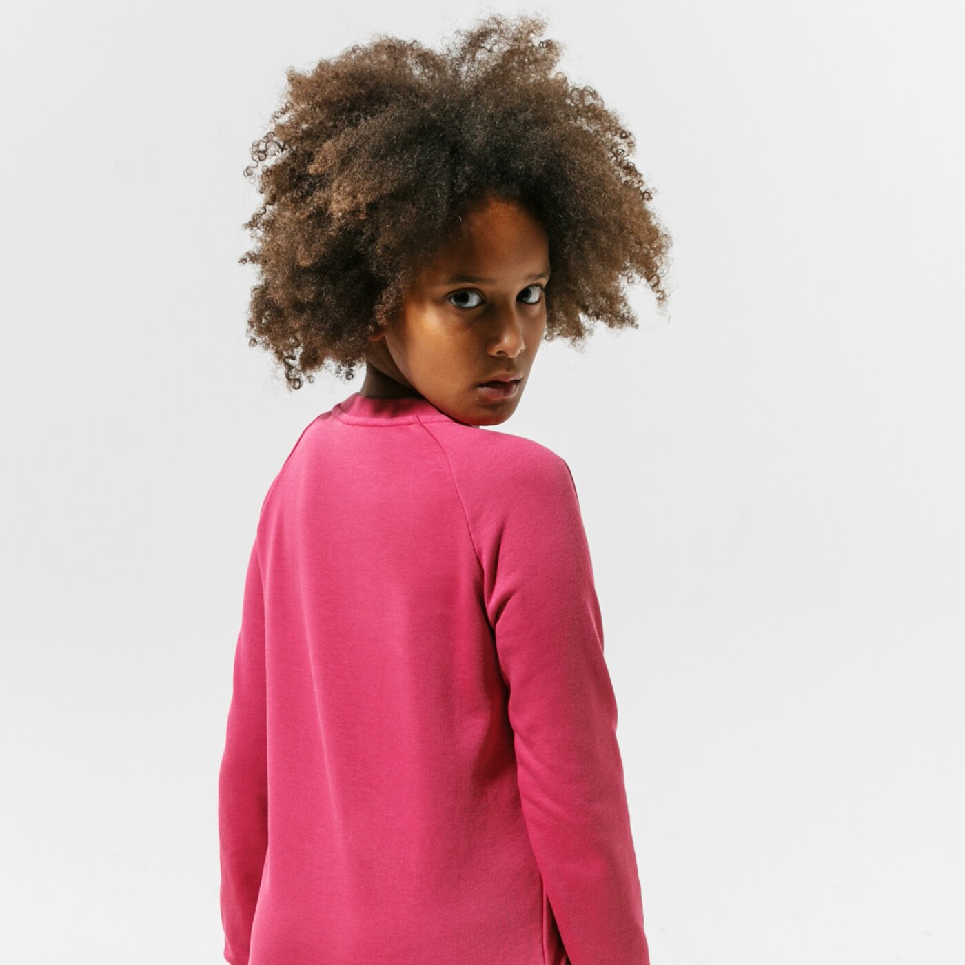 Детски суичър ADIDAS СУИТЧЪР CREW WW gn7476 цвят розов