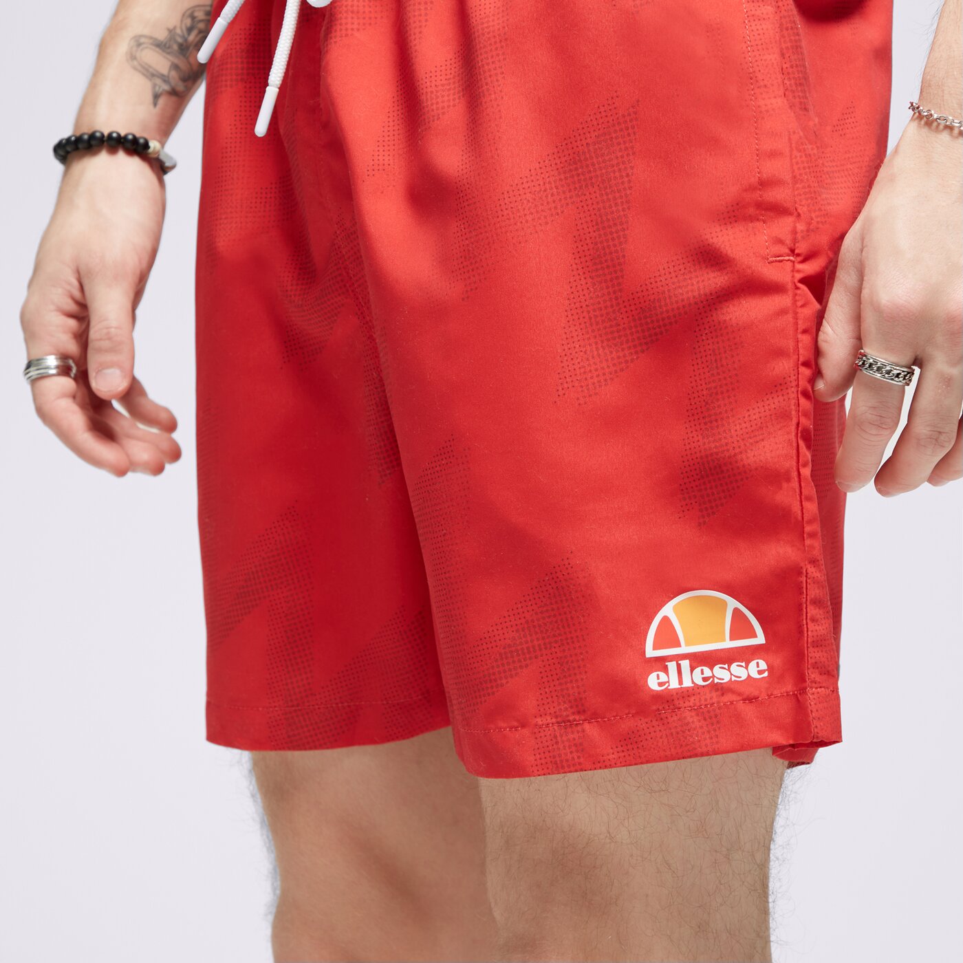 Мъжки къси панталони ELLESSE ШОРТИ KRAKEN SWIM SHORT RED sxm14348823 цвят червен