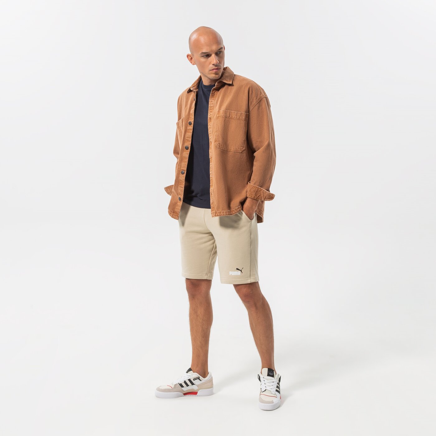 Мъжка тениска CHAMPION ТЕНИСКА CREWNECK ТЕНИСКА 218281bs501 цвят тъмносин