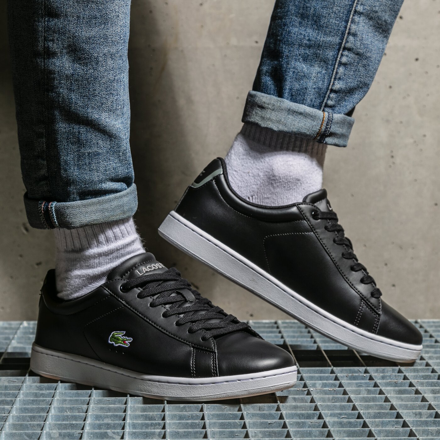 Мъжки маратонки LACOSTE CARNABY BL 21 1 741sma0002312 цвят черен