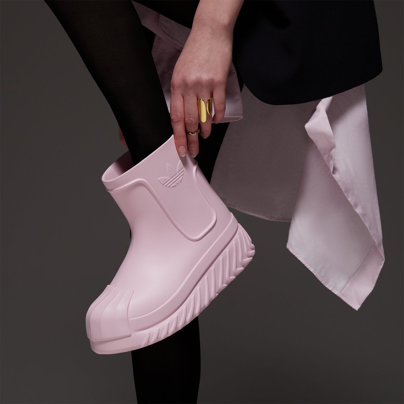 Дамски кежуал ADIDAS ADIFOM SUPERSTAR BOOT W ie0389 цвят розов