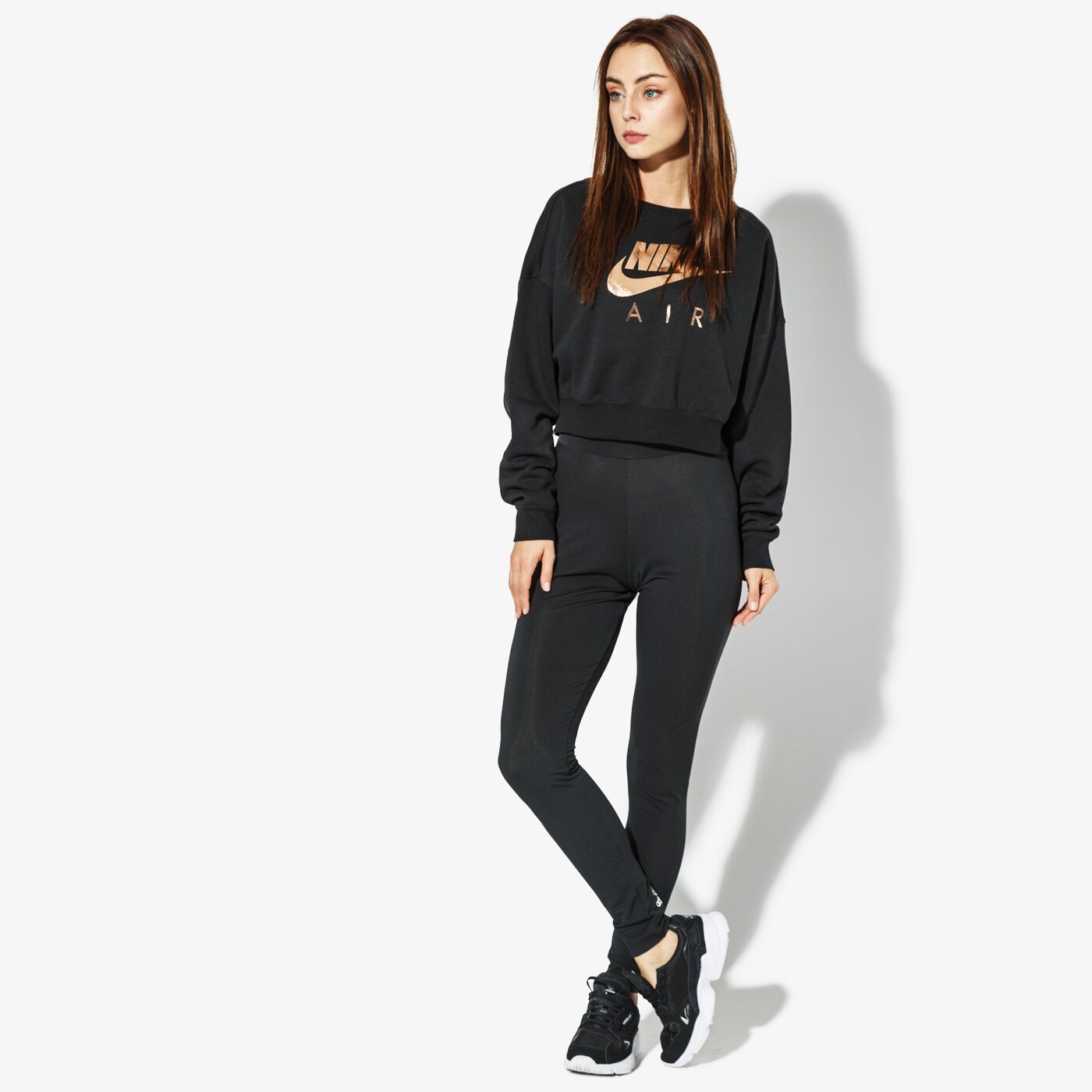 Дамски панталони ADIDAS КЛИН TREFOIL TIGHT ADICOLOR cw5076 цвят черен