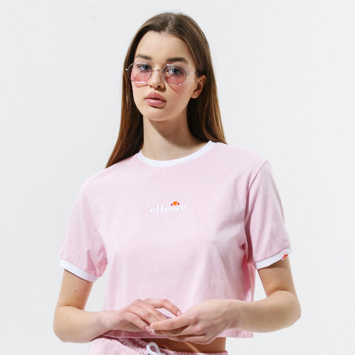Дамска тениска ELLESSE ТЕНИСКА DERLA CROP ТЕНИСКА LPINK sgj11884808 цвят розов