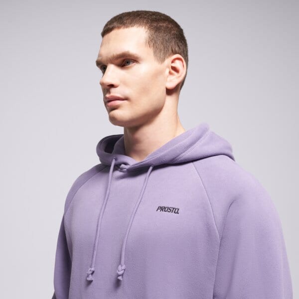 Мъжки суичър PROSTO СУИТЧЪР С КАЧУЛКА HOODIE SKIZZLE WASHED LAVENDER kl252mswe2183 цвят лавандулов