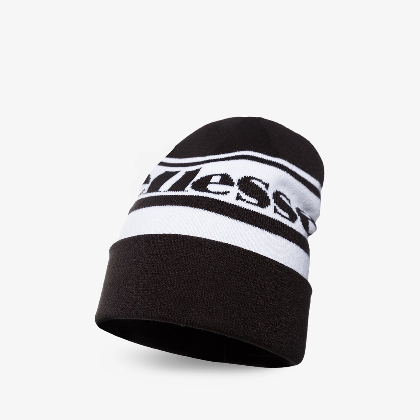 Дамска зимна шапка ELLESSE ШАПКА PAJO BEANIE BLK/WHT sala2097038 цвят черен