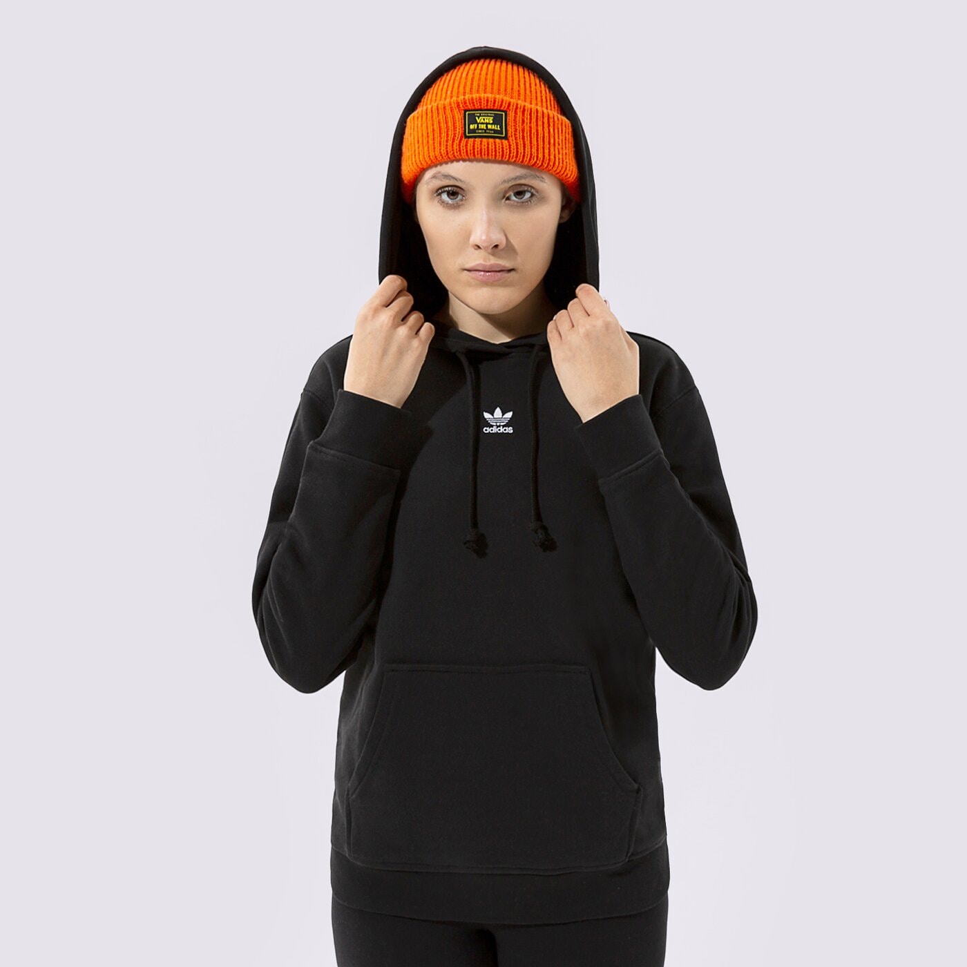 Дамски суичър ADIDAS СУИТЧЪР С КАЧУЛКА HOODIE h06619 цвят черен