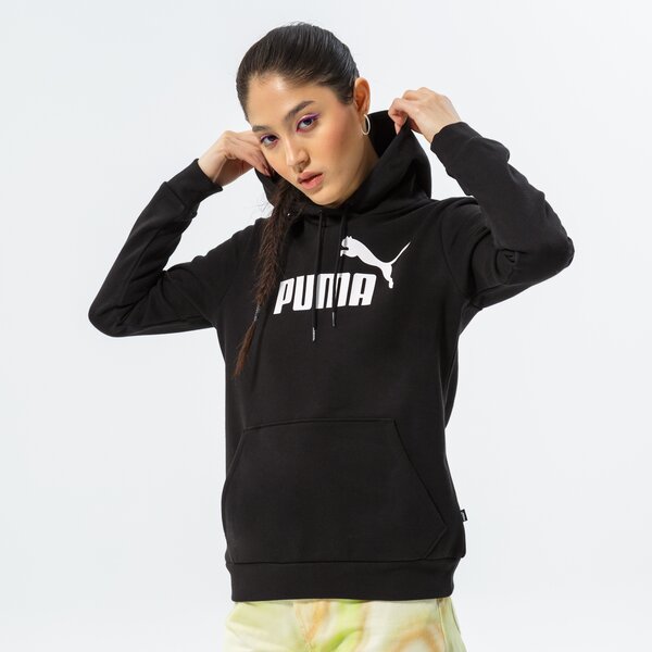 Дамски суичър PUMA СУИТЧЪР С КАЧУЛКА CORE OVERHEAD HOODIE 586788 01 цвят черен