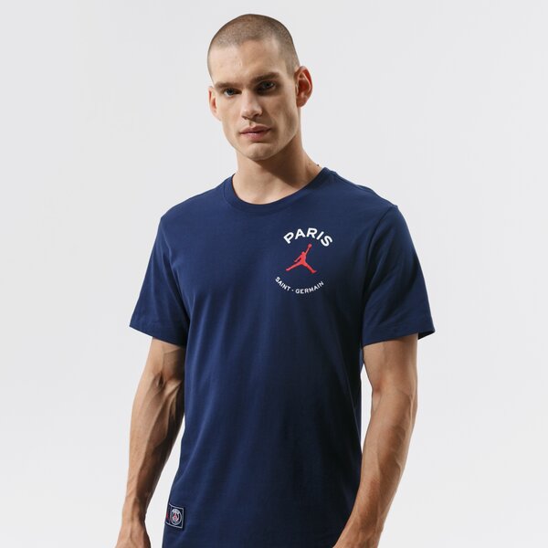 Мъжка тениска JORDAN ТЕНИСКА PARIS SAINT-GERMAIN LOGO db6514-410 цвят тъмносин