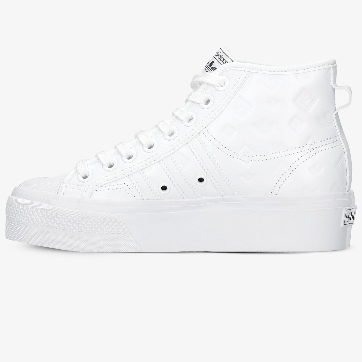 Дамски маратонки ADIDAS NIZZA PLATFORM MID W fy7602 цвят бял