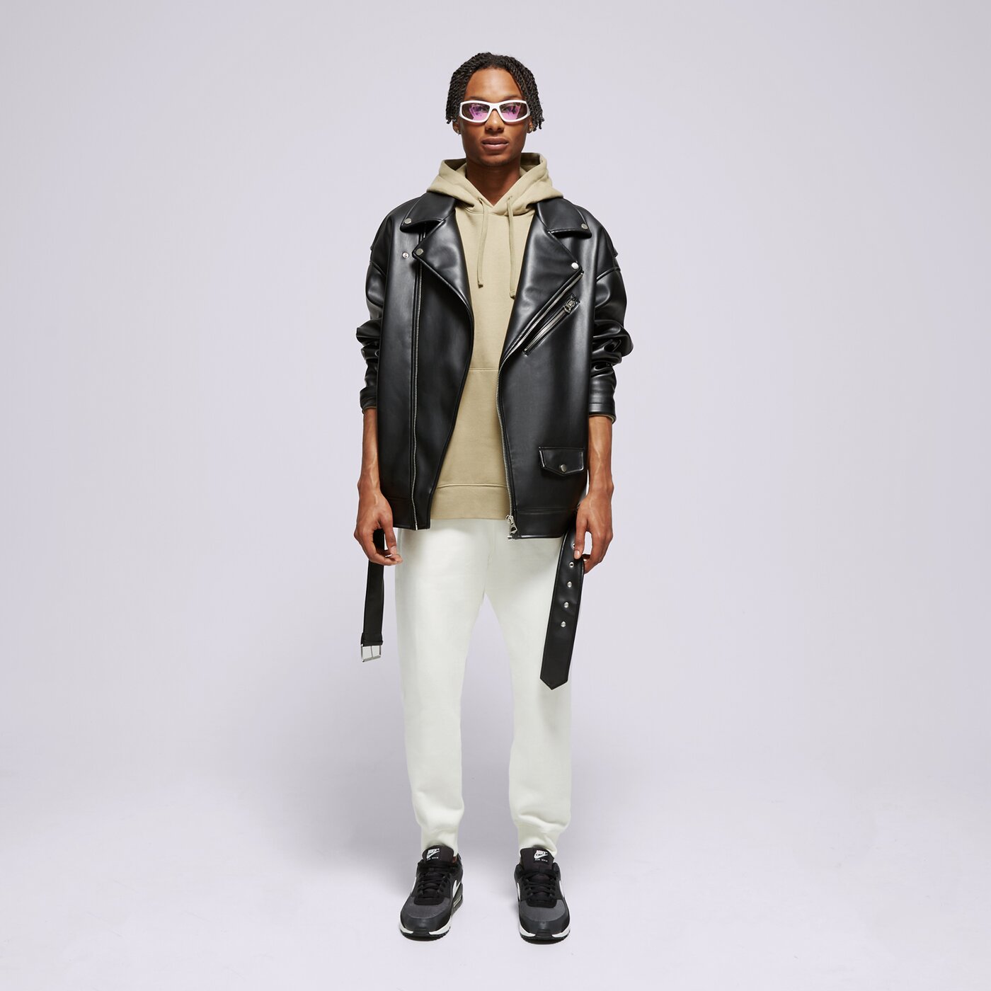 Мъжки суичър NIKE СУИТЧЪР С КАЧУЛКА M NSW CLUB HOODIE PO BB bv2654-276 цвят бежов