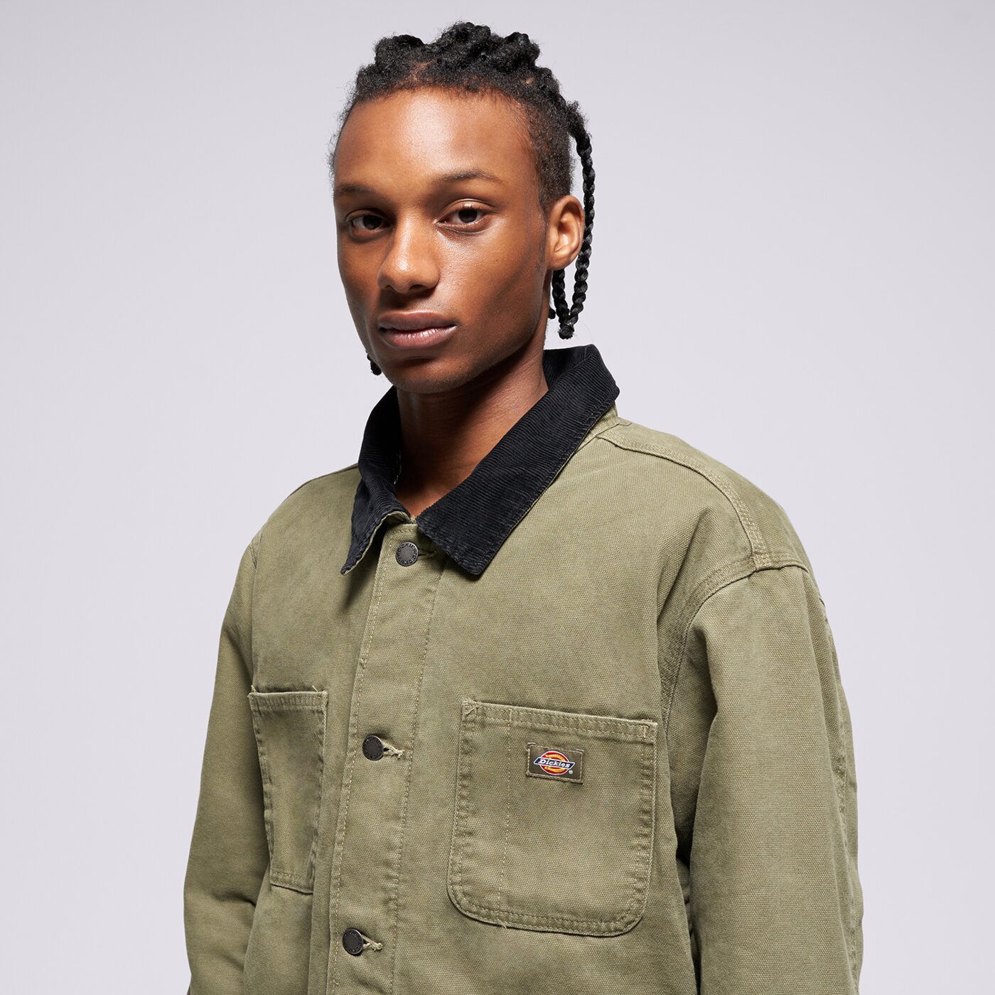 Мъжко зимно яке DICKIES ЯКЕ ЗИМНО CHORE JACKET LINED CANVAS dk0a87o3mgr1 цвят каки