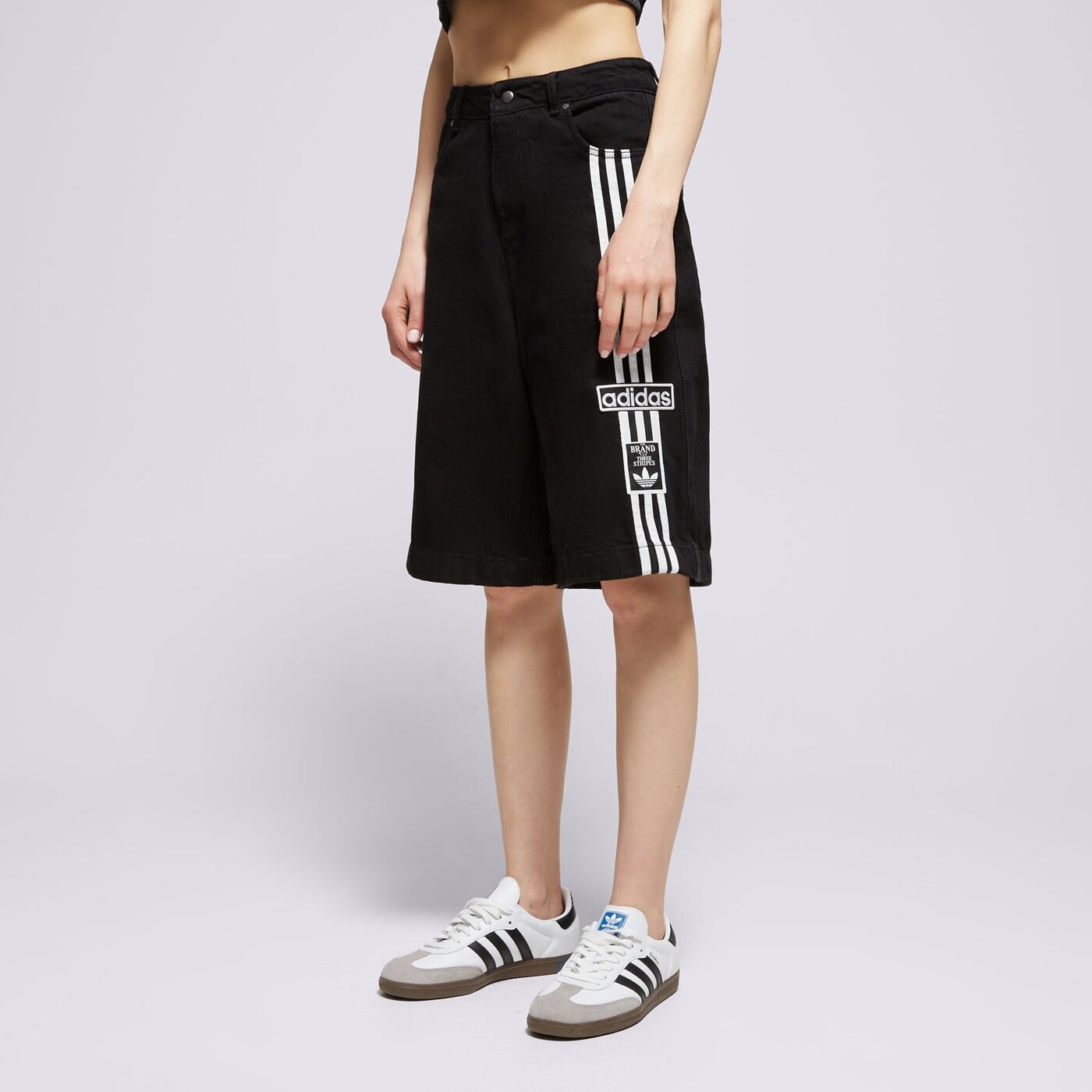 Дамски панталони ADIDAS ПАНТАЛОНИ DENIM PANT jd0082 цвят черен