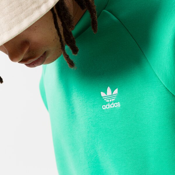 Мъжки суичър ADIDAS СУИТЧЪР ESSENTIAL CREW he9425 цвят зелен