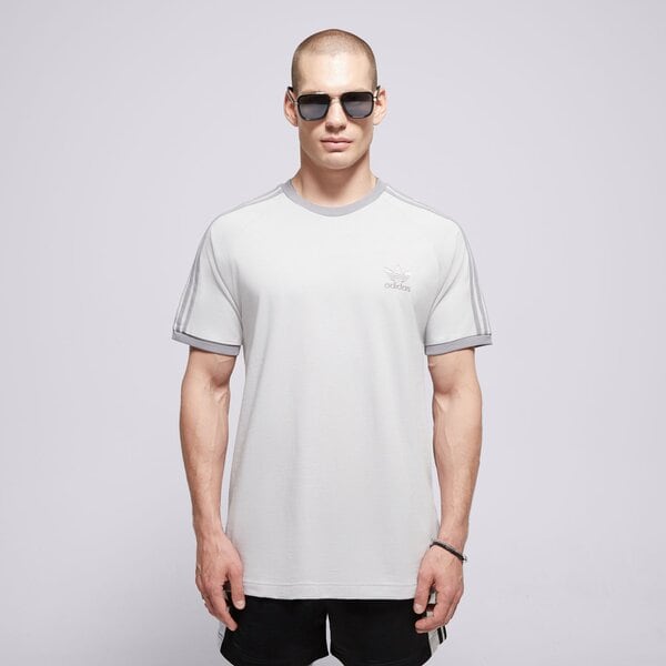 Мъжка тениска ADIDAS ТЕНИСКА 3-STRIPES TEE jn7016 цвят сив