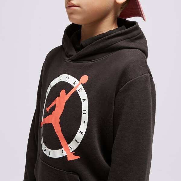 Детски суичър JORDAN СУИТЧЪР С КАЧУЛКА MJ FLIGHT MVP PO HOODIE BOY 95c351g0t цвят черен