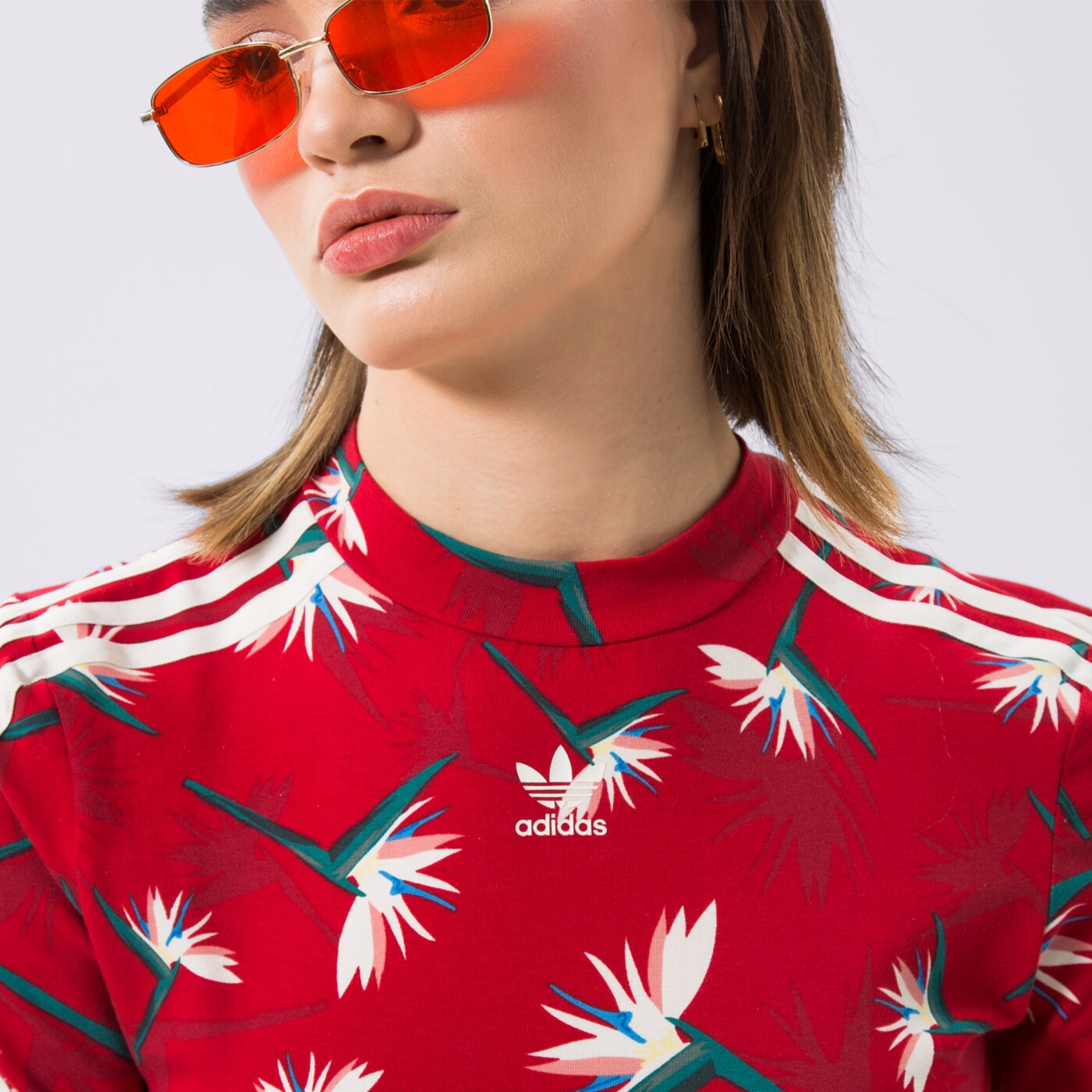 Дамска тениска ADIDAS ТЕНИСКА BODY hk5211 цвят червен