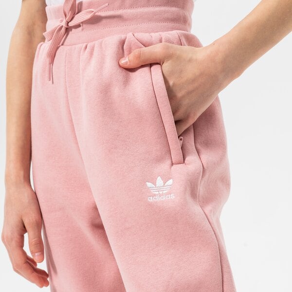 Детски панталони ADIDAS TREFOIL ESSENTIAL FLEECE JOGGERS JUNIOR GIRL hd2056 цвят розов