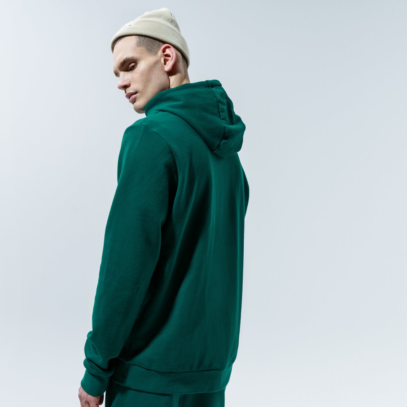 Мъжки суичър CONFRONT СУИТЧЪР С КАЧУЛКА BIG LOGO HOODY cf320blm38002 цвят зелен