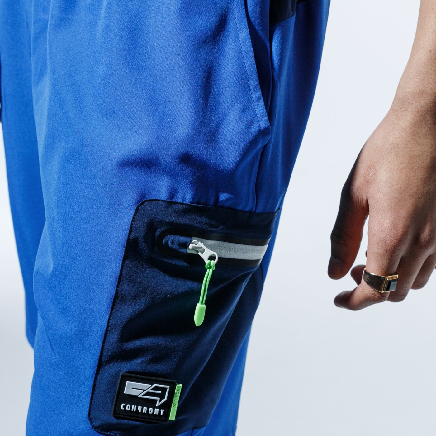 Мъжки къси панталони CONFRONT ШОРТИ LONG BEACH cf120szm35003 цвят син