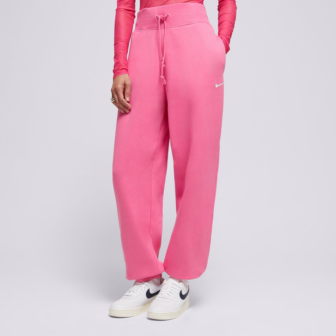 Дамски панталони NIKE ПАНТАЛОНИ W NSW PHNX FLC HR OS PANT dq5887-684 цвят розов
