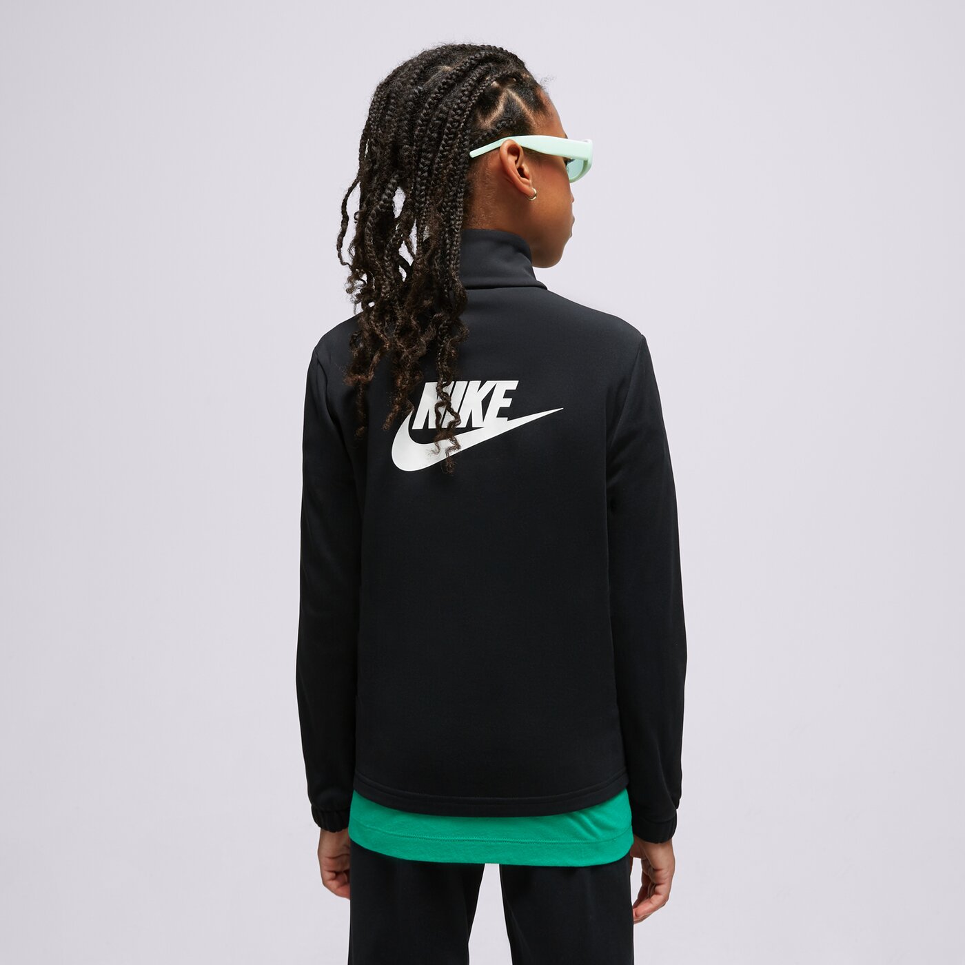 Детска тениска NIKE КОМПЛЕКТ K NSW TRACKSUIT POLY U fd3067-010 цвят черен