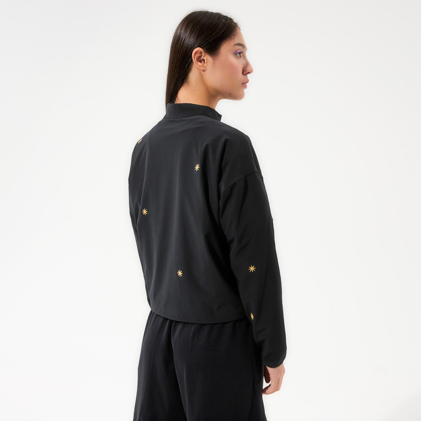 Дамско преходно яке NIKE ЯКЕ W NK DF SEASONAL FLY JKT NBA da6488-010 цвят черен