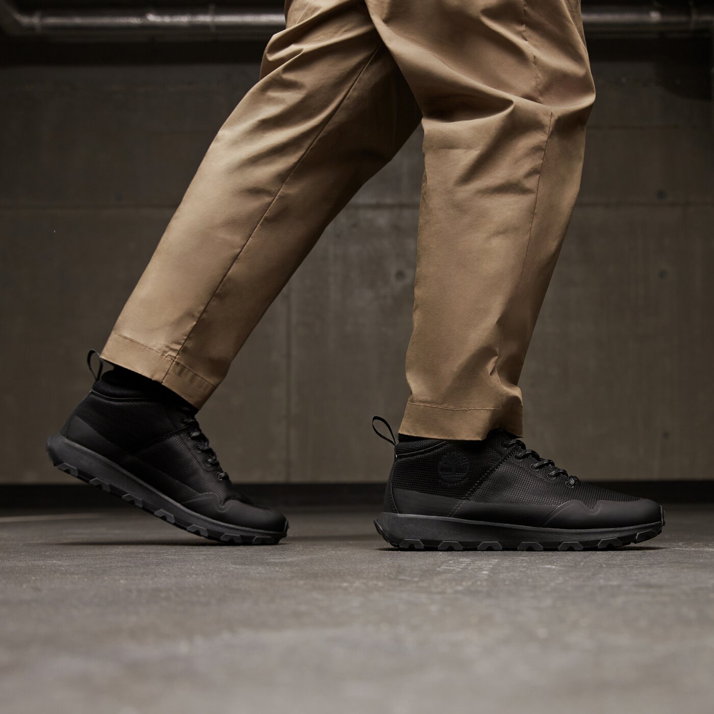 Мъжки зимни обувки TIMBERLAND WINSOR TRAIL MID FAB WP tb0a67x80151 цвят черен