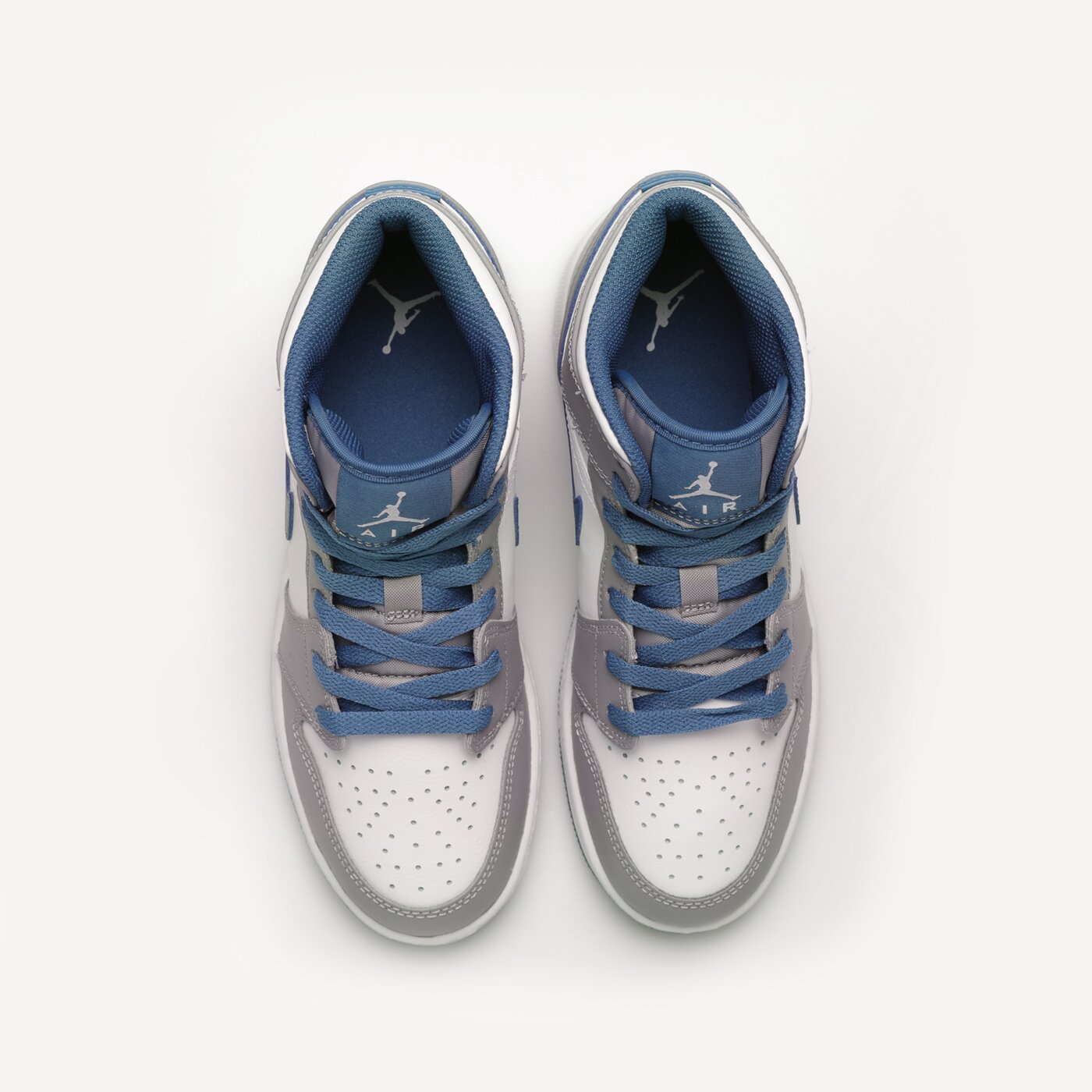 Детски маратонки AIR JORDAN 1 MID (GS) dq8423-014 цвят сив