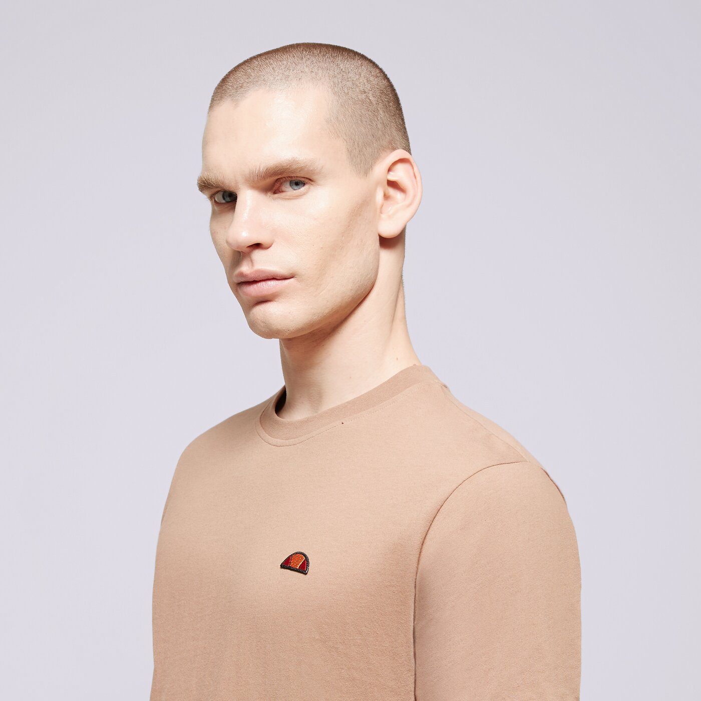 Мъжка тениска ELLESSE ТЕНИСКА AZZINA BROWN smg19603200 цвят кафяв