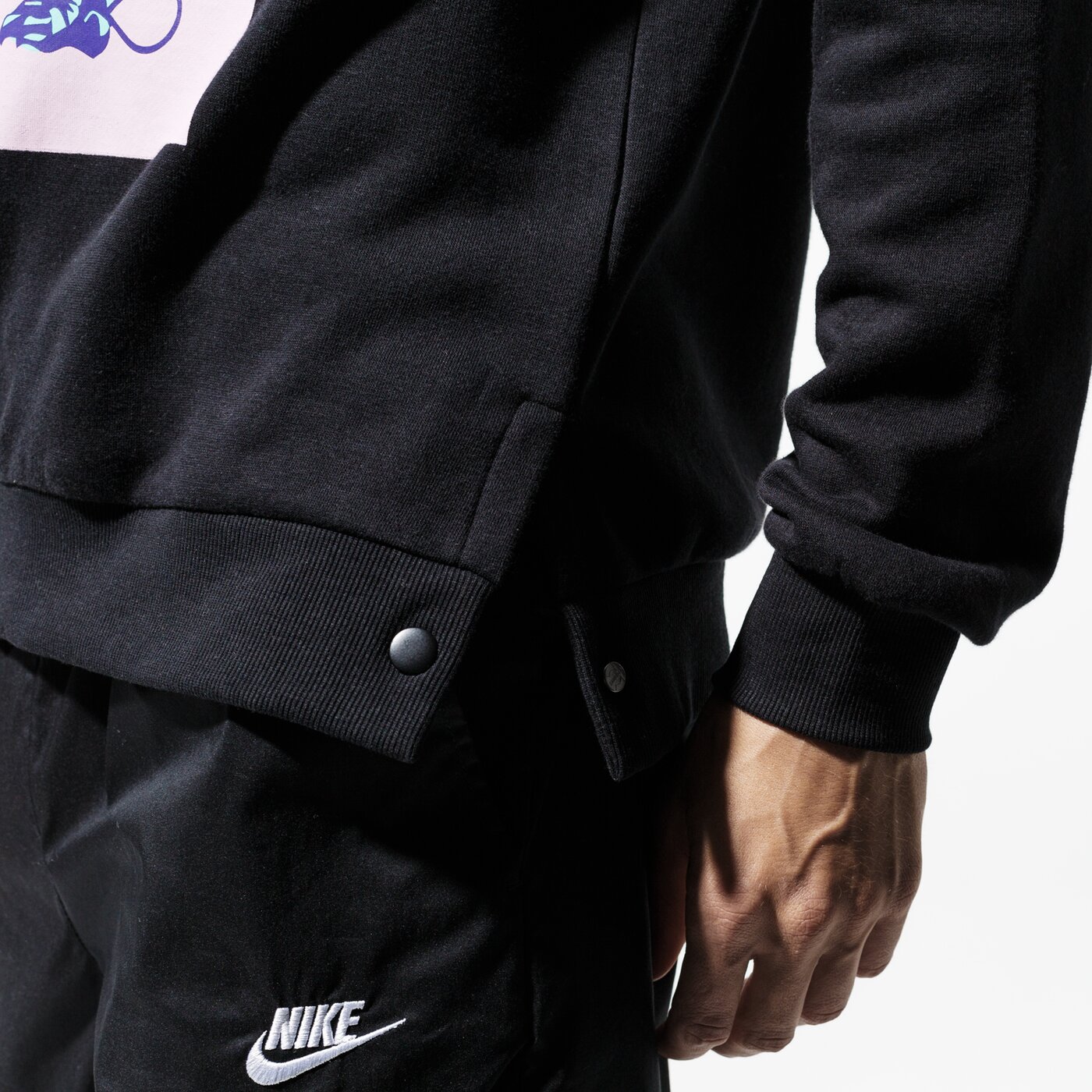 Мъжки суичър CONFRONT СУИТЧЪР DINO SWEATSHIRT cf39blm30001 цвят черен