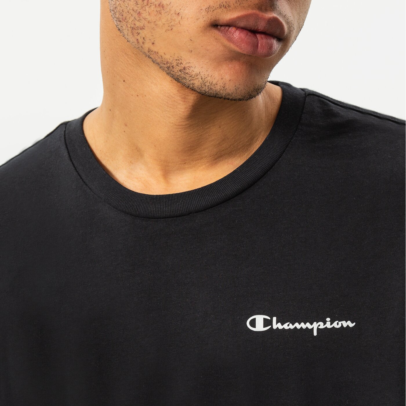 Мъжка тениска CHAMPION ТЕНИСКА LONG SLEEVE ТЕНИСКА 217162kk001 цвят черен