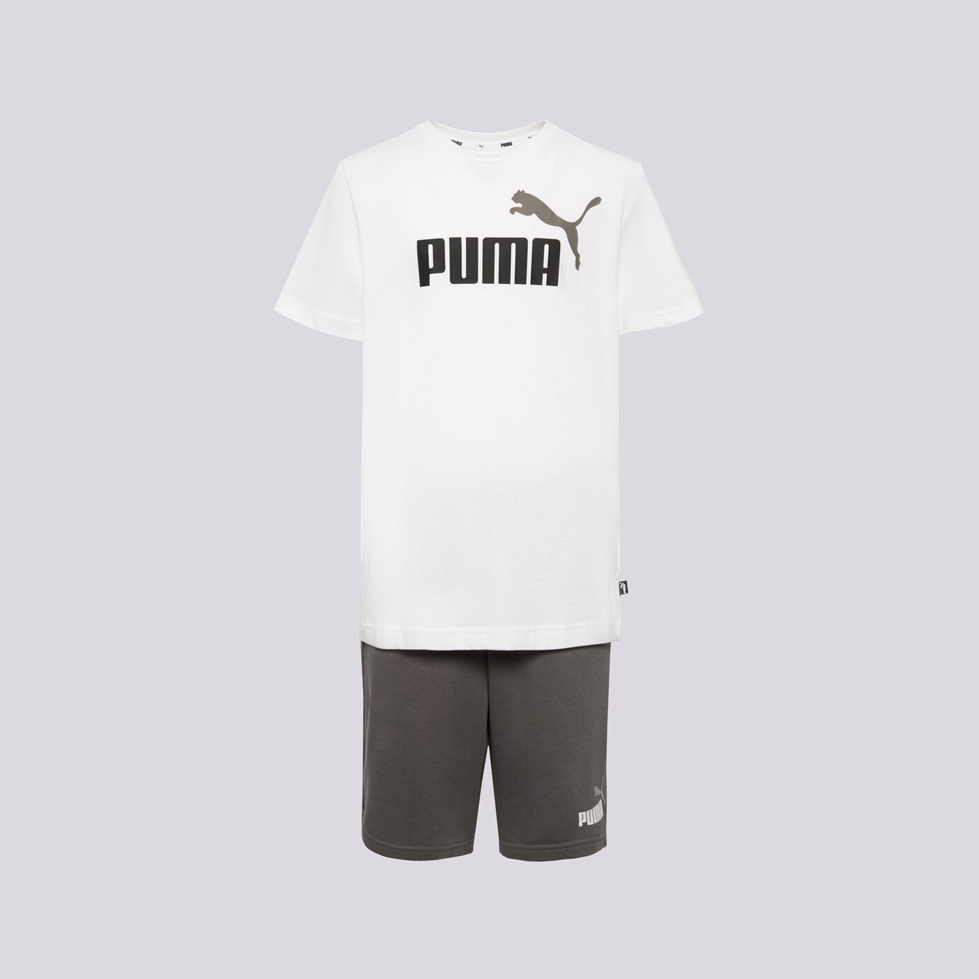 Детска тениска PUMA ТЕНИСКА/SHORTS TS SET 67167002 цвят бял