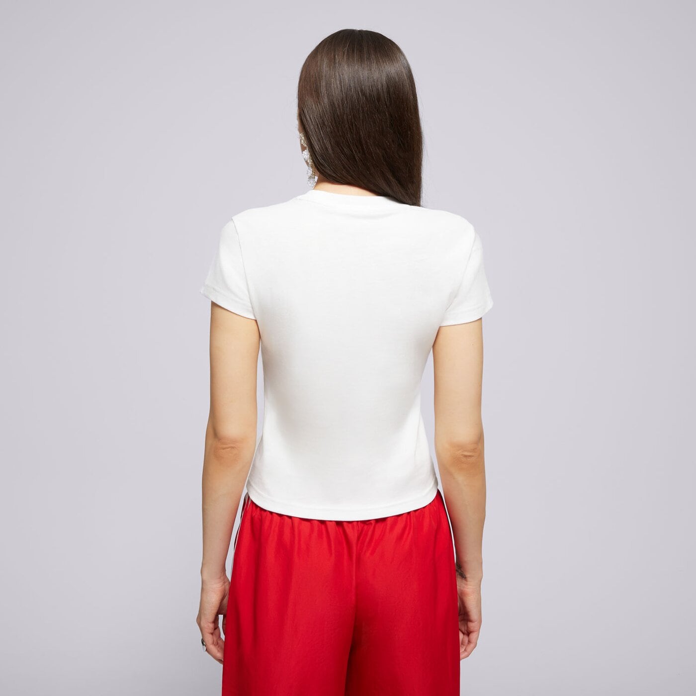 Дамска тениска ADIDAS ТЕНИСКА ESS SLIM TEE jc8973 цвят бял