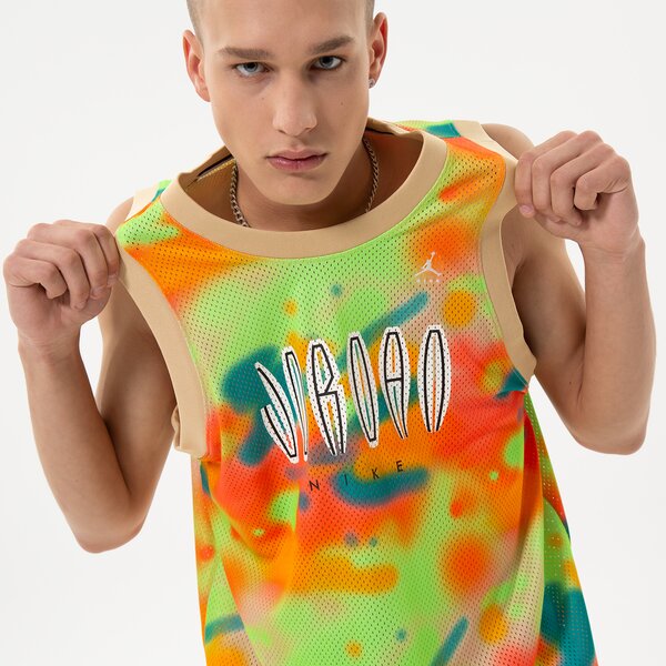 Мъжка тениска JORDAN ТОП M J FLT MVP JD AOP JERSEY dq8028-252 цвят многоцветен