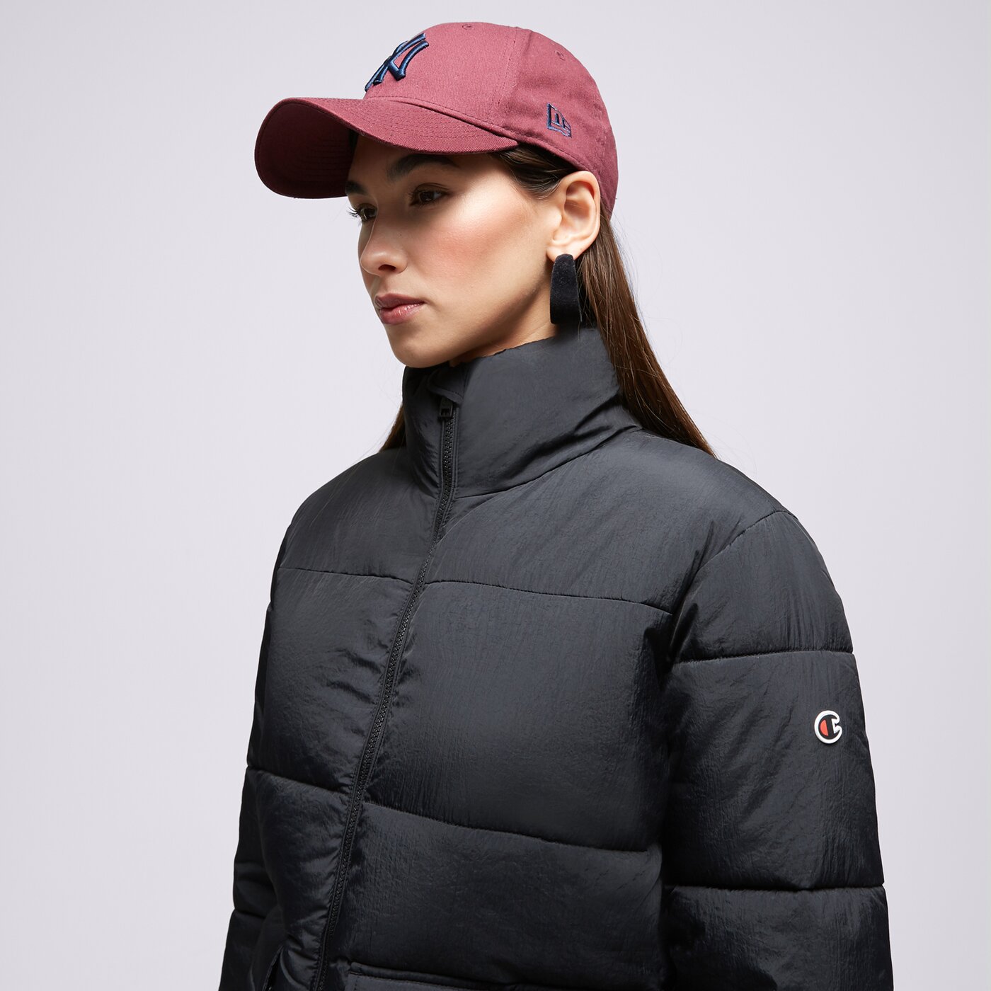 Дамско зимно яке CHAMPION ЯКЕ ЗИМНО POLYFILLED 116873kk001 цвят черен