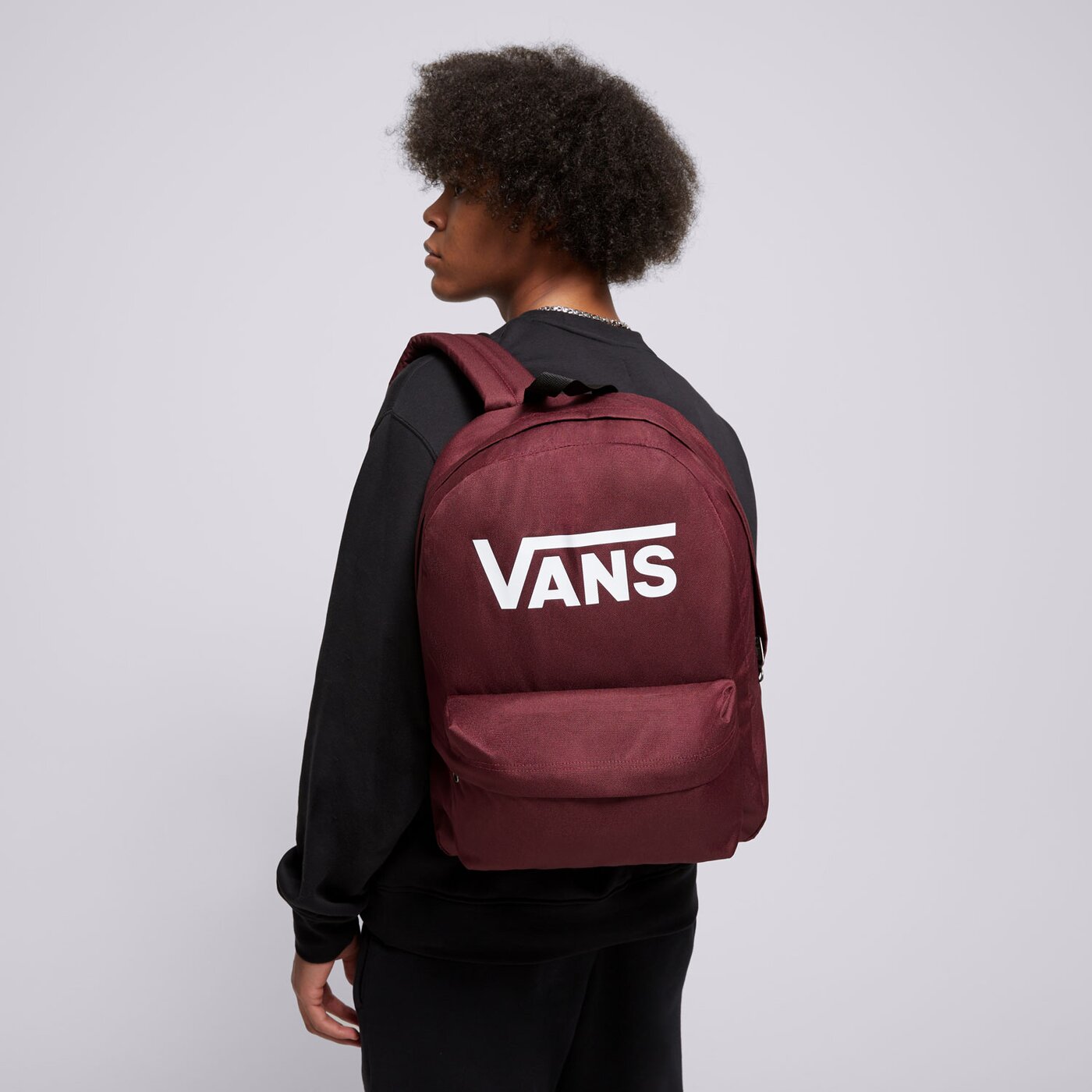 Детска раница VANS РАНИЦА OLD SKOOL PRINT vn000h504qu1 цвят бордо