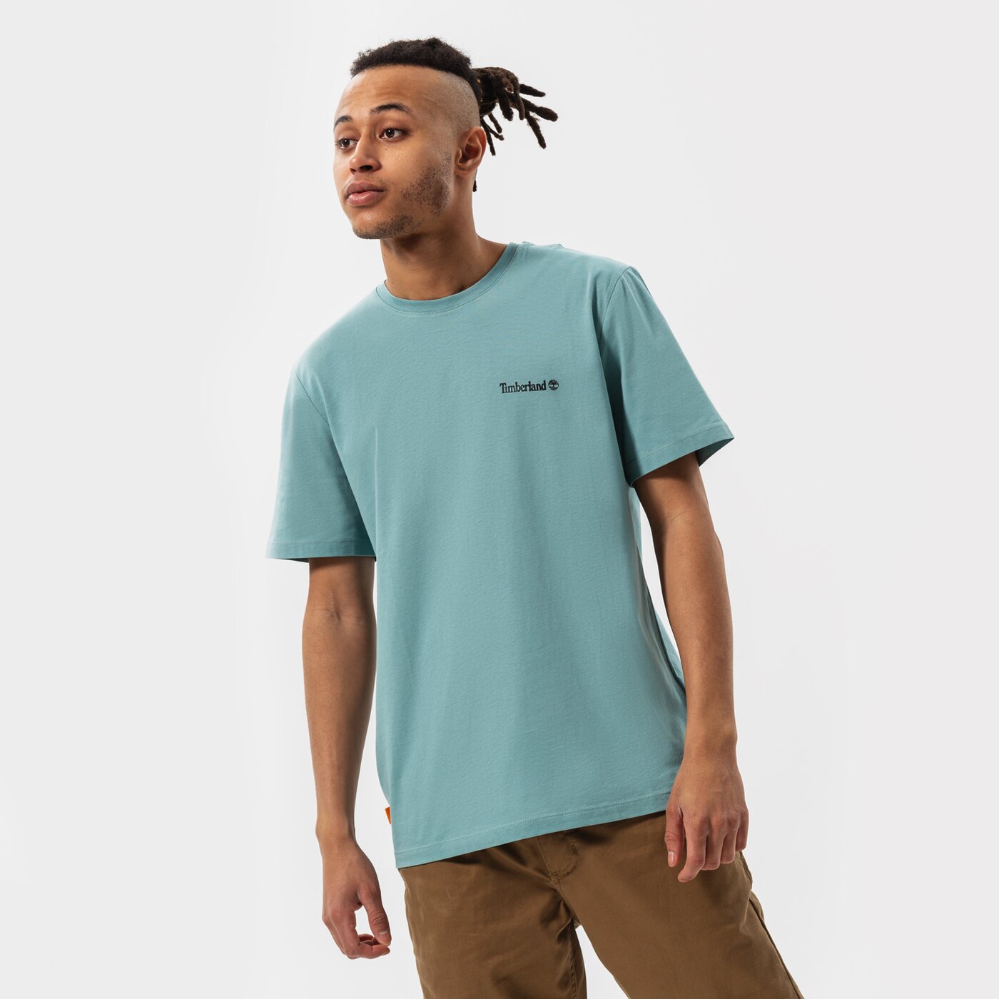 Мъжка тениска TIMBERLAND ТЕНИСКА EPP - SMALL LOGO PRINT TEE tb0a5pgzg991 цвят зелен