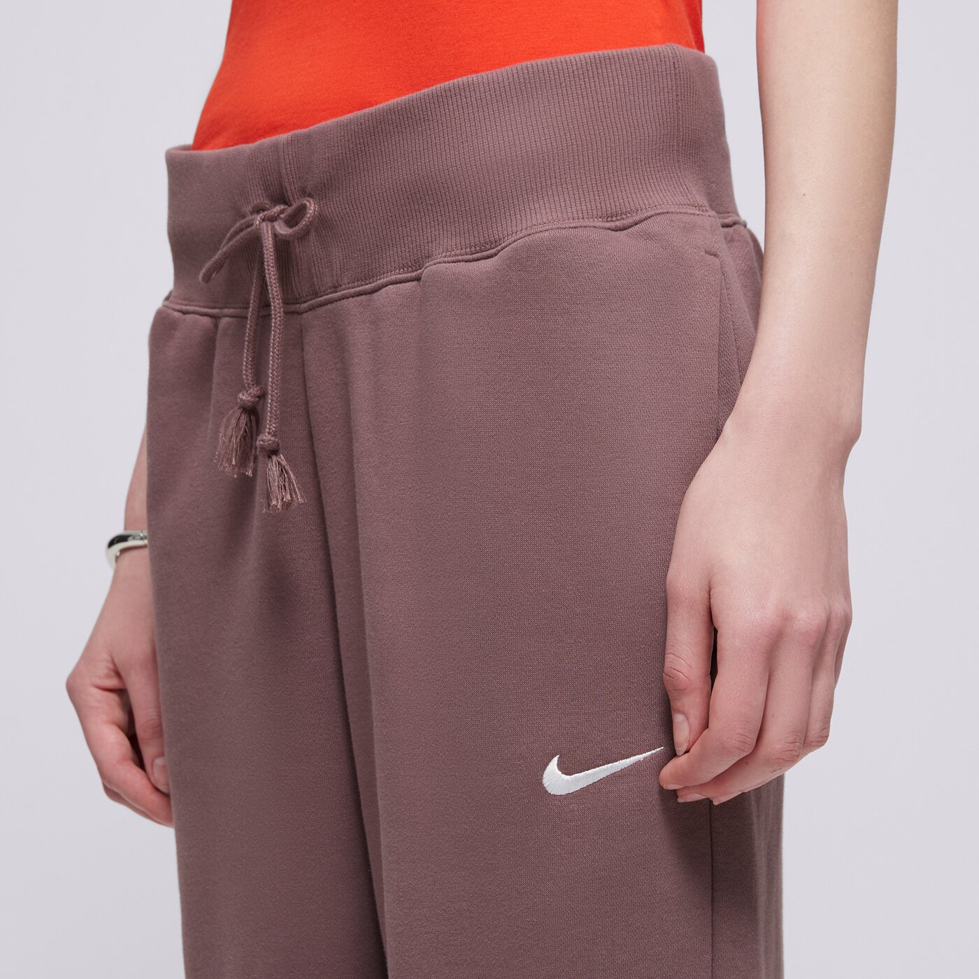 Дамски панталони NIKE ПАНТАЛОНИ W NSW PHNX FLC HR PANT STD fd0893-291 цвят кафяв