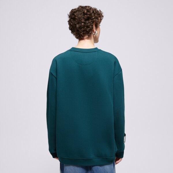 Дамски суичър ADIDAS СУИТЧЪР ESS CREW FL OS jx2829 цвят зелен