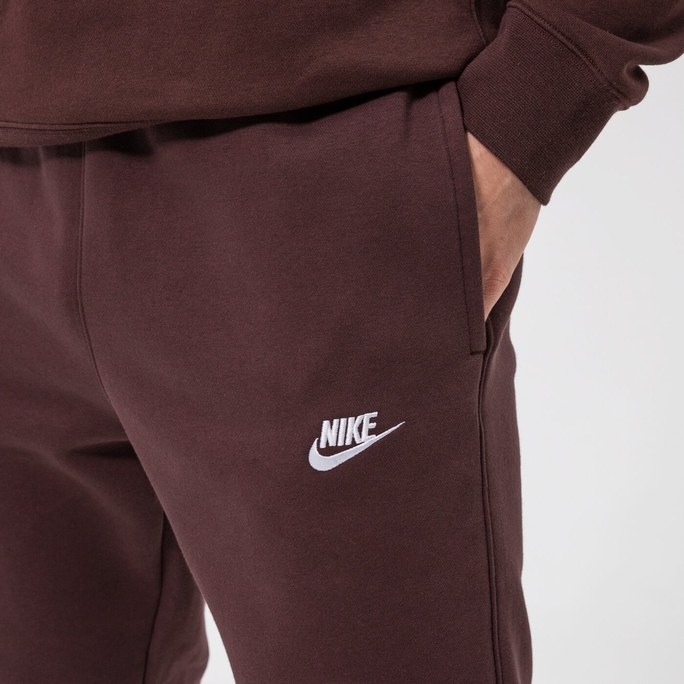 Мъжки панталони NIKE ПАНТАЛОНИ SPORTSWEAR CLUB FLEECE bv2671-203 цвят бордо