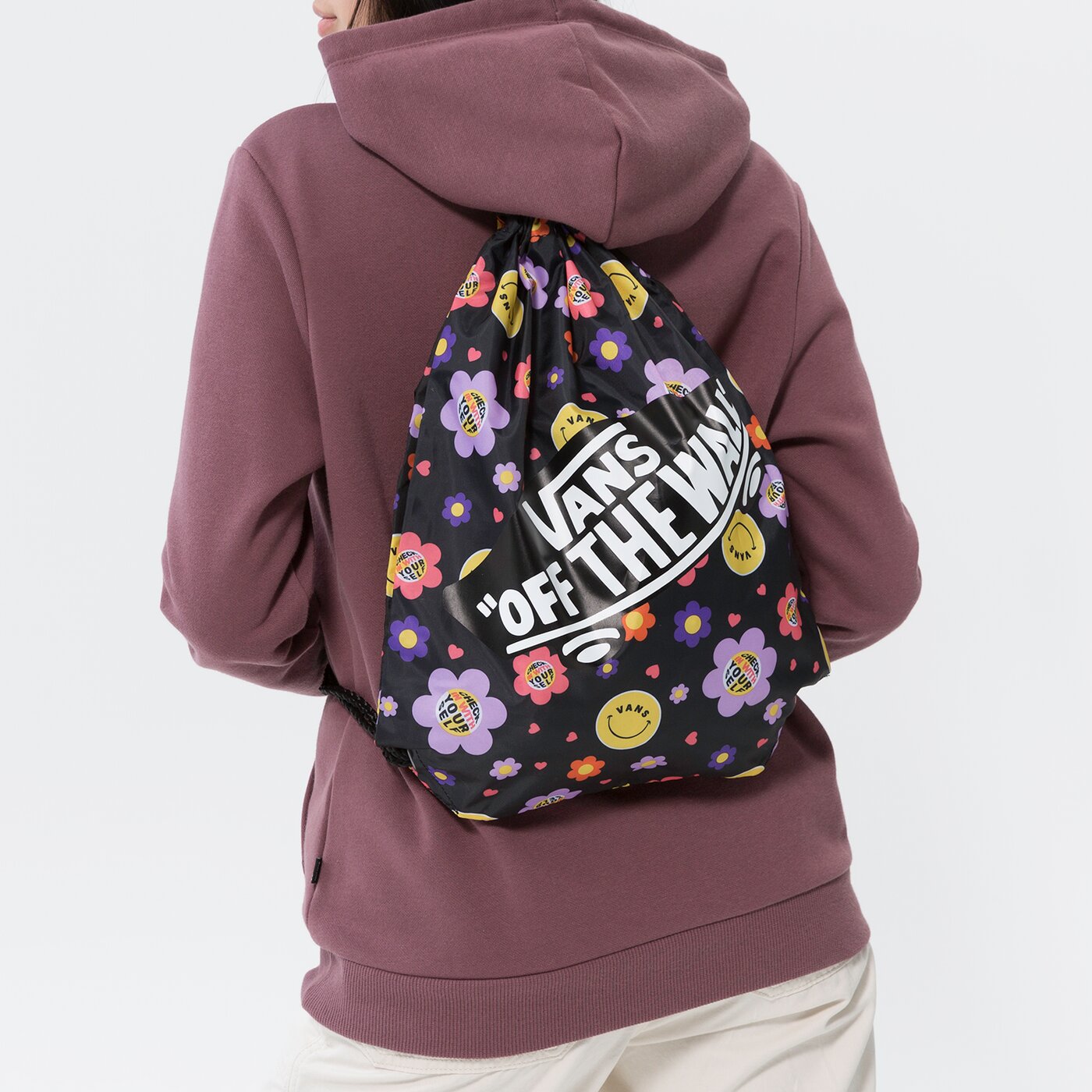 Детска мешка VANS МЕШКА WM BENCHED BAG vn000sufbdb1 цвят черен