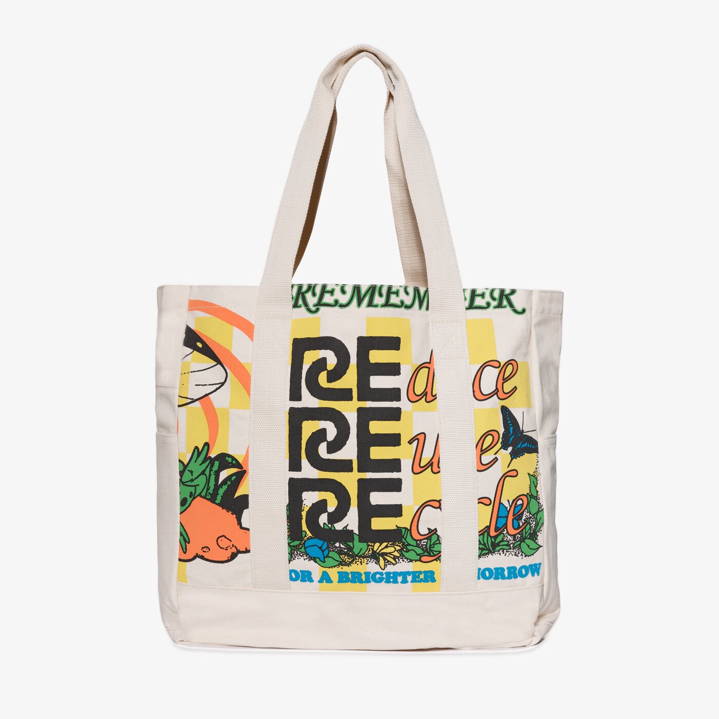 Дамски сак VANS ЧАНТА ECO POSITIVITY TOTE vn0a7sb67vj1 цвят бежов