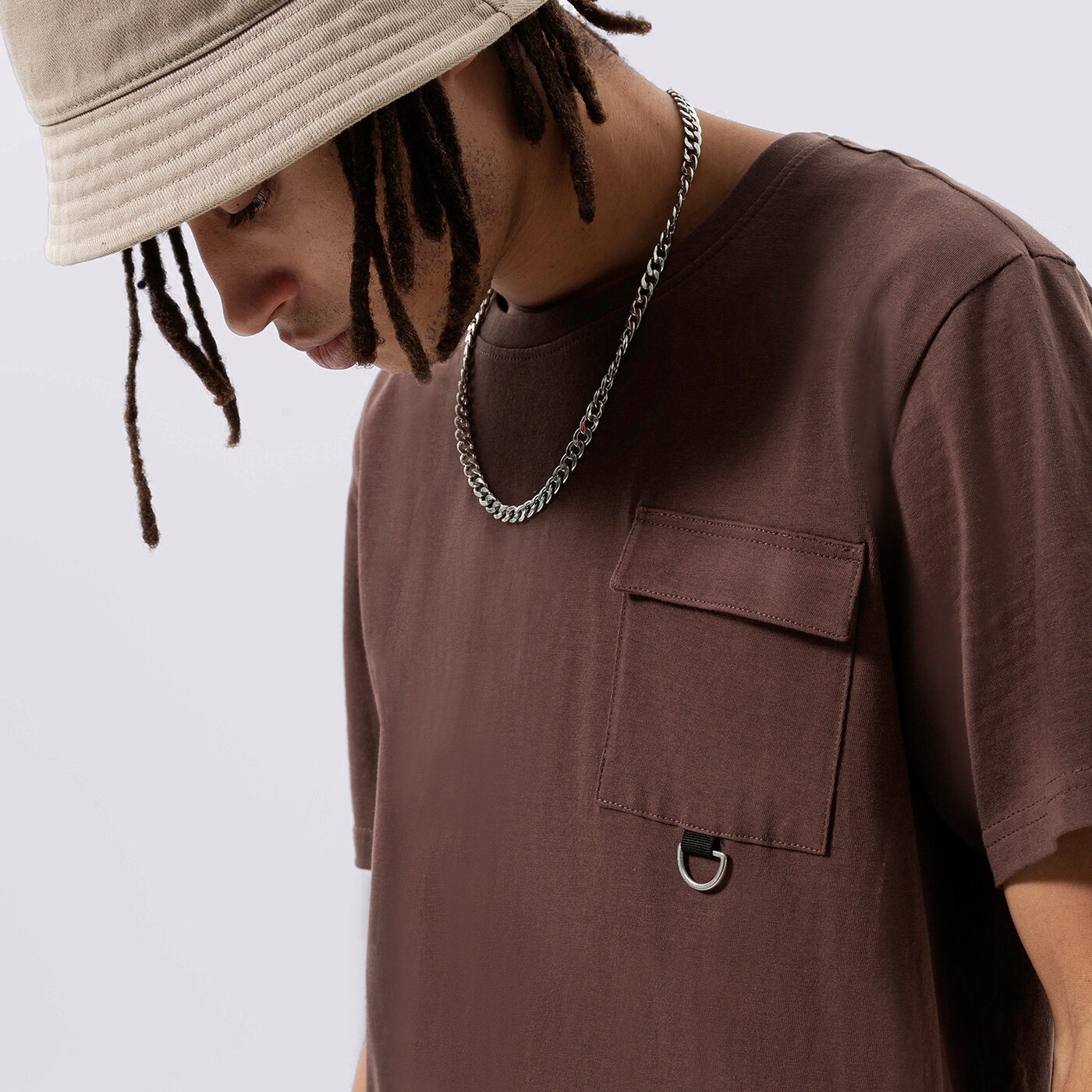 Мъжка тениска CONFRONT ТЕНИСКА CONFRONT ESSENTIAL ТЕНИСКА cf322tsm71001 цвят кафяв