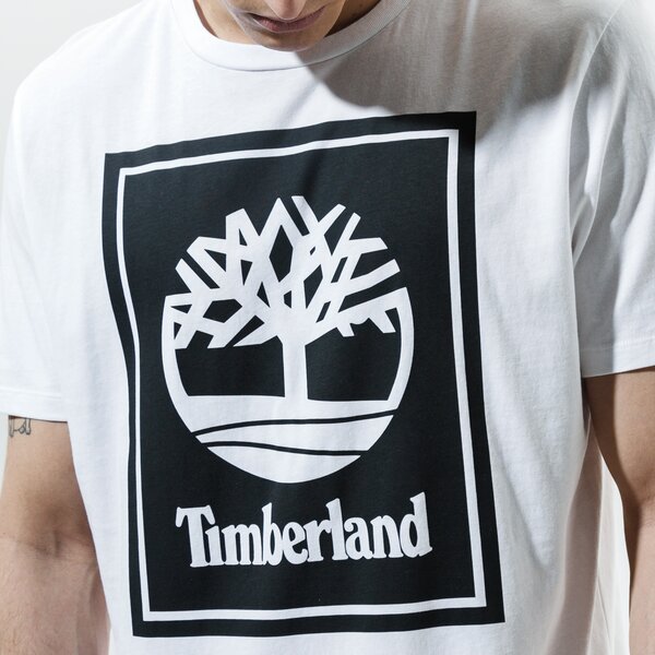 Мъжка тениска TIMBERLAND ТЕНИСКА YC CORE+ STACK LOGO TEE tb0a2aj1p541 цвят бял
