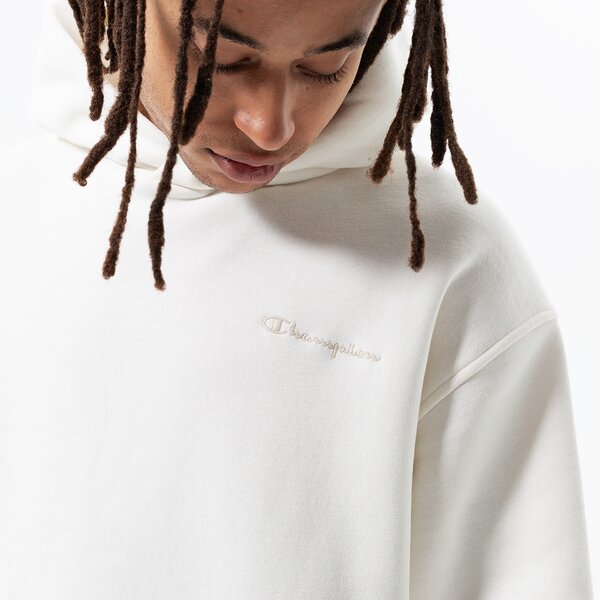 Мъжки суичър CHAMPION СУИТЧЪР С КАЧУЛКА HOODED SWEATSHIRT 217917ys084 цвят бял