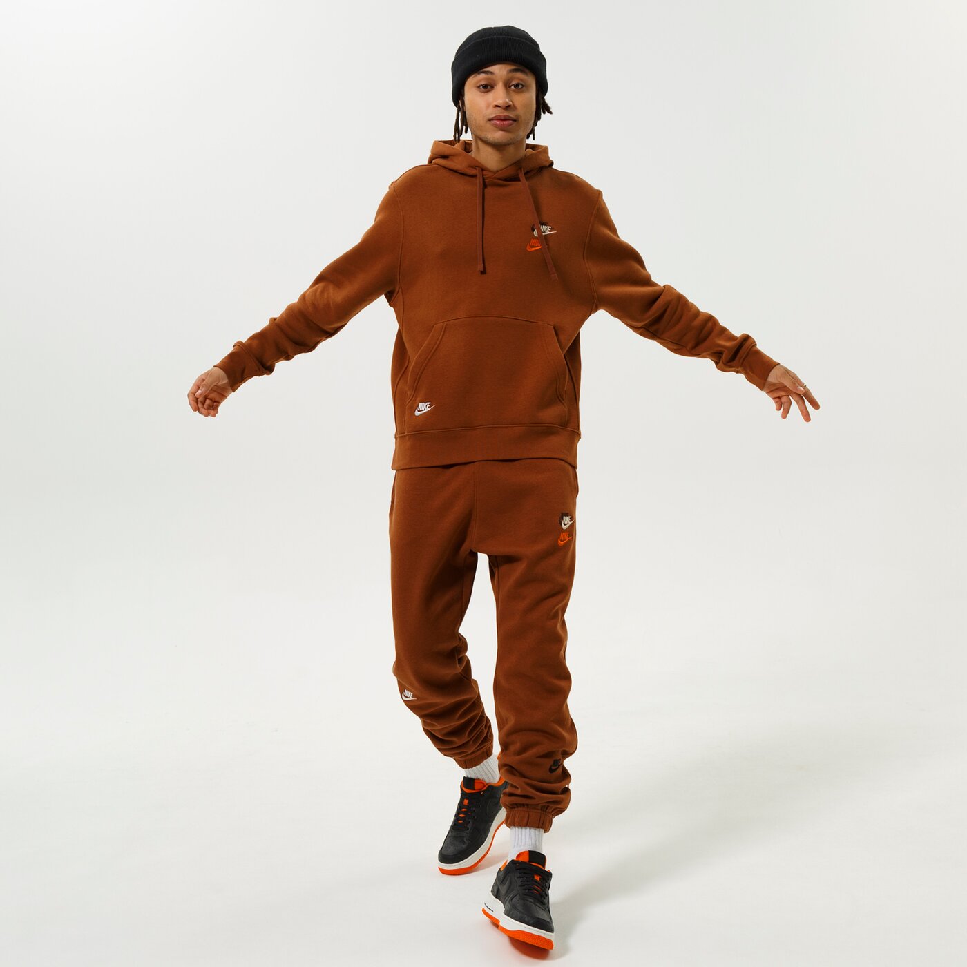 Мъжки панталони NIKE ПАНТАЛОНИ M NSW SPE+ BB JGGR M FTA dm8884-204 цвят кафяв