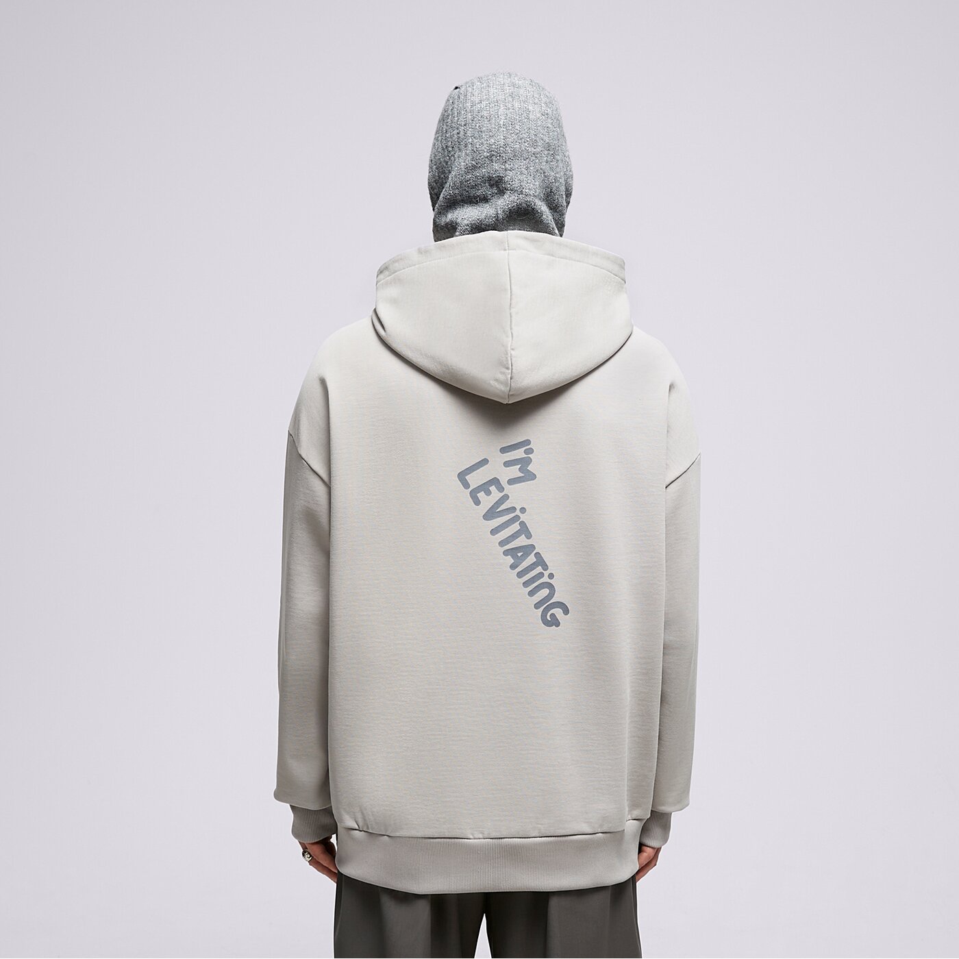 Мъжки суичър S.NOW JOB SIZEER HOODIE "I'M LEVITATING" GRAY si323blu55001 цвят сив