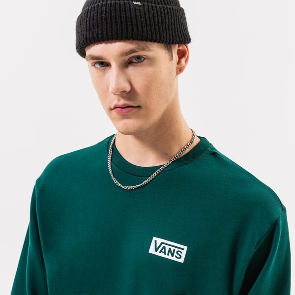 Мъжки суичър VANS СУИТЧЪР FOUNDATION MINI LOGO CREW vn0007fpbks цвят зелен