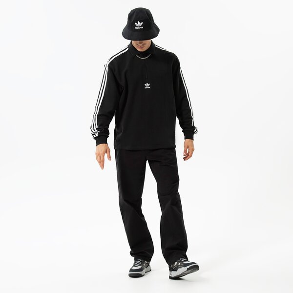 Мъжки суичър ADIDAS СУИТЧЪР 3-STRI-ТЕНИСКА ТИП ПОЛО LS hk7425 цвят черен
