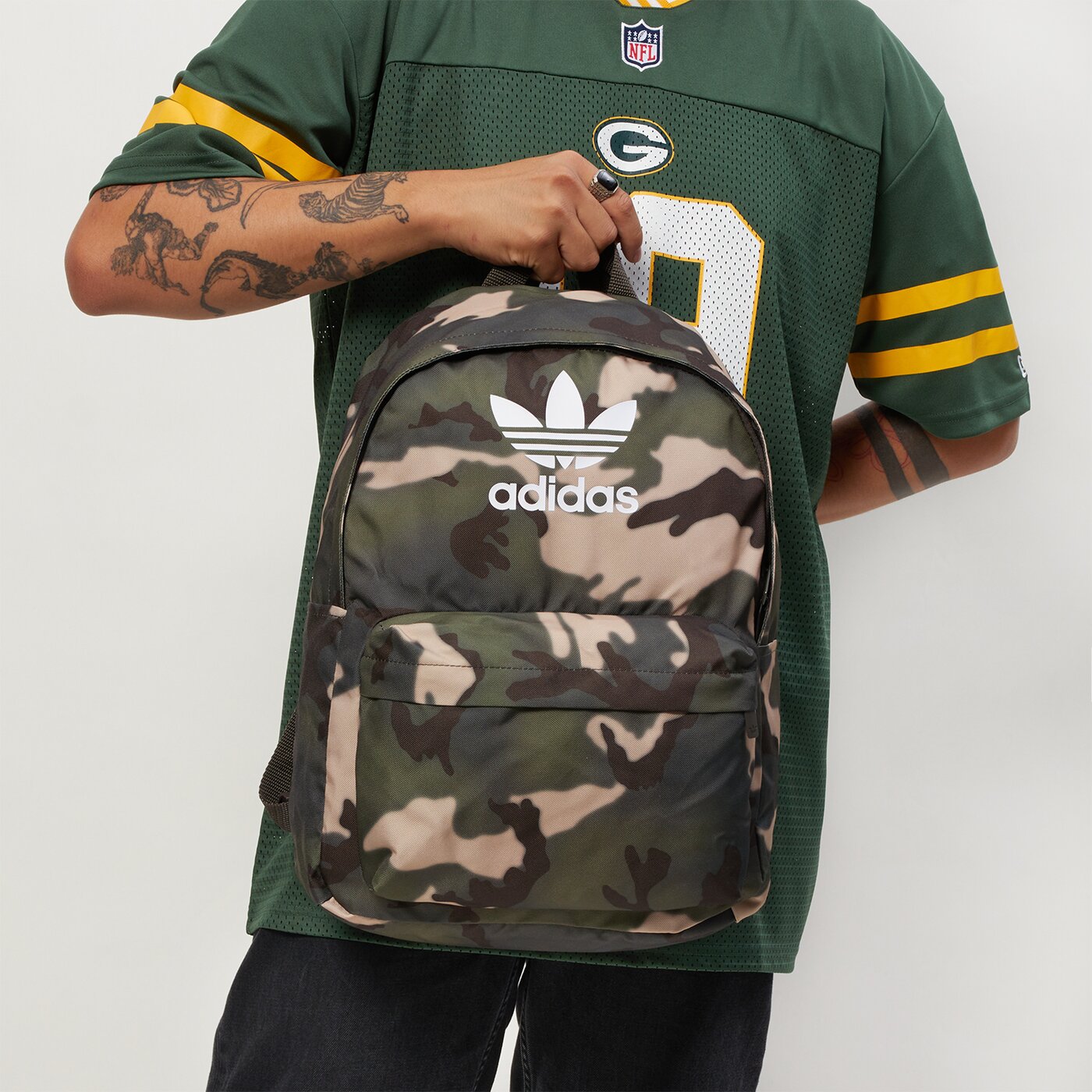 Детска раница ADIDAS РАНИЦА CAMO CL BP h44673 цвят многоцветен